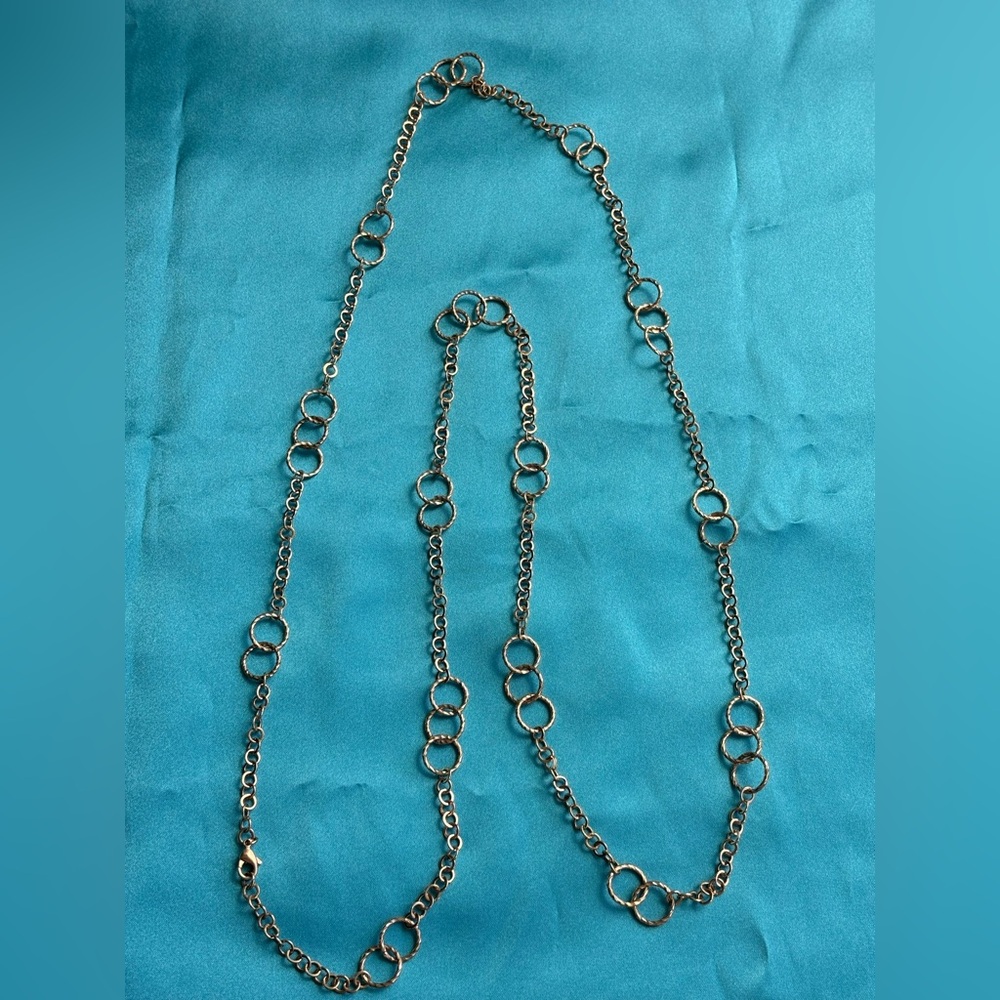 Elegant gold tone Chain Necklace
